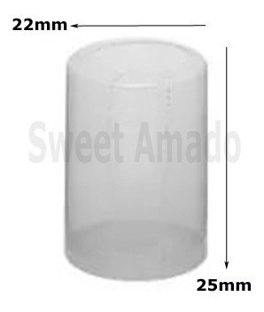500 Lacres Incolor Termoencolhível Mini Garrafa 22mm X 25mm