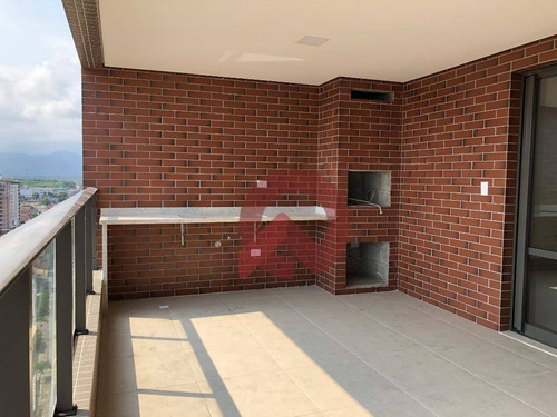 Imagem 10 de 24 de Apartamento Com 3 Dormitórios À Venda, 145 M² Por R$ 715.000,00 - Vila Guilhermina - Praia Grande/sp - Ap3068