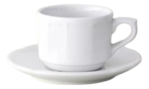 Taza Pocillo Cafe 90 Cc + Plato Royal Porcelain 3200 M