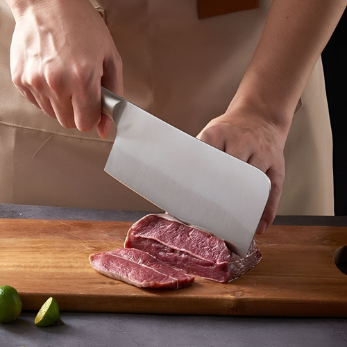 Cuchillos Para Cocina Ecomlab Profesionales Acero Inoxidable Color Plateado