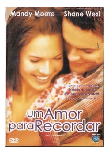 Dvd Um Amor Para Recordar - Shane West Usado