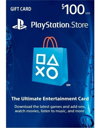 Imagem 2 de 2 de Cartão Psn Dólares Usa Ps3 Ps4 Psn Card 100 Americana