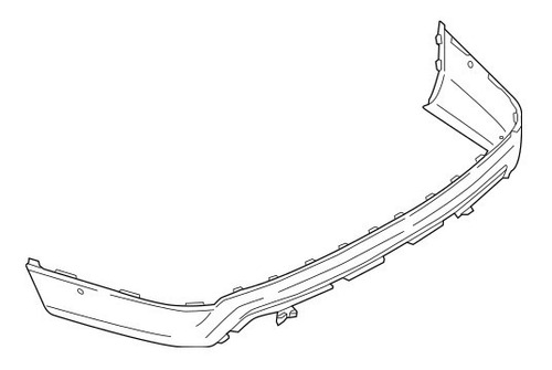 Parachoques Trasero Inferior Ford Explorer 2016-2019