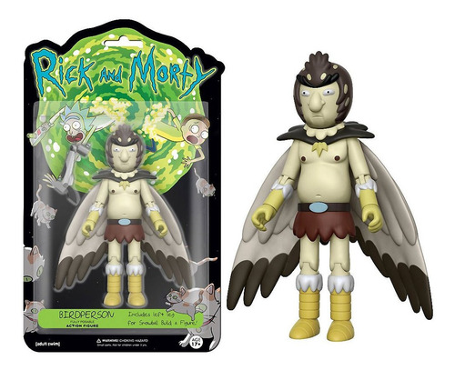 Rick Y Morty Hombre Pájaro Birdperson Figura Acción Funko