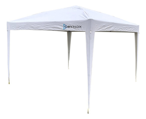 Gazebo Hierro Plegable 3x3m Blanco Bynox