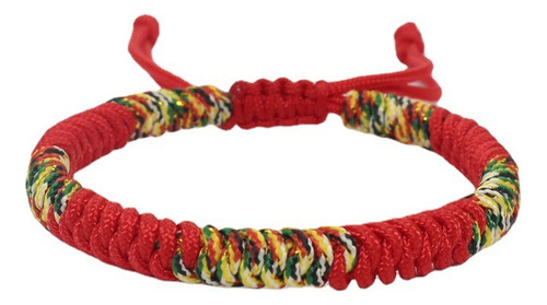 Pulsera Ajustable Tibetana Unisex Multicolor Estilo B697