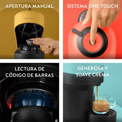 Cafetera Nespresso Vertuo Pop Color Negro