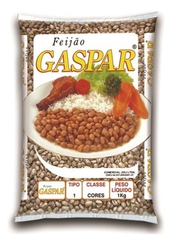 Feijão Carioca Tipo 1 Gaspar Pacote 1kg
