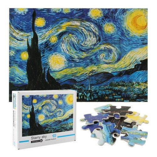 La Noche Estrellada De Van Gogh - Puzzle (1000 Piezas)