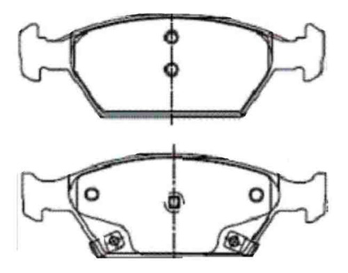 Pastilla De Freno Honda --wrv 1.5 V-tec Ex - Exl 18/ Delante