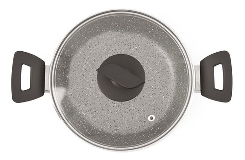 Imagen 3 de 4 de Olla 24cm Ilko Granito Gray Antiadherente