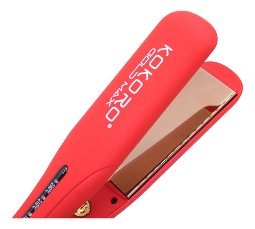 Plancha Para Cabello Kokoro Gold Max Roja