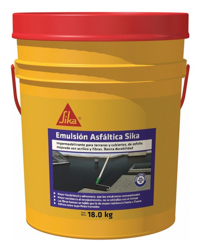 Emulsión Asfáltica Sika X 18 Kg