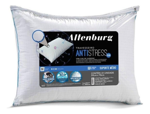 Travesseiro Antistress Altenburg Com Fio De Carbono