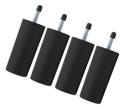 4pcs / Set 100mm 4 Patas Redondas De Madera De Repuesto /56