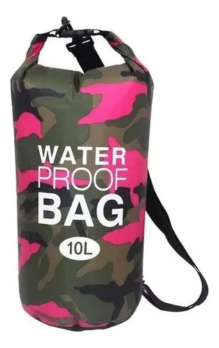 Bolsa Seca Camuflada, 10 Litros, Basic