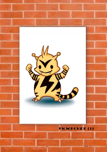 Cuadros Poster Pokemon Electabuzz 20x29 (bzz 1)