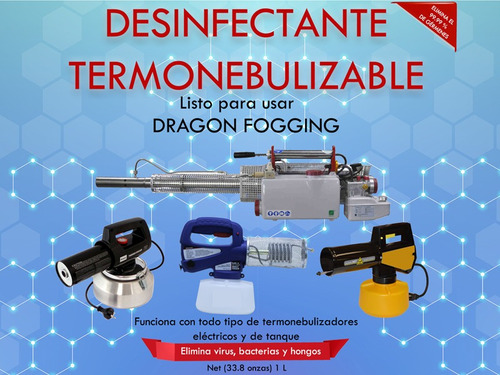 Desinfectante Termonebulizable Para Termonebulizador
