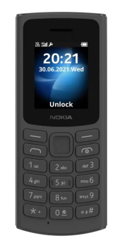 Imagen 1 de 3 de Nokia 105 4G 128 MB negro 48 MB RAM