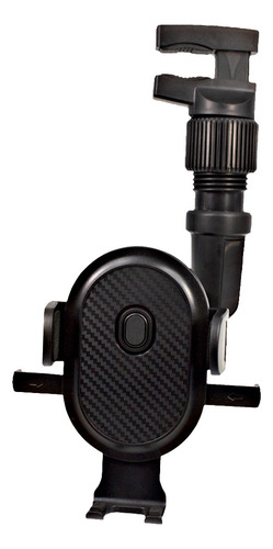 Soporte Porta Celular Espejo Retrovisor Base Auto Carro Color Negro