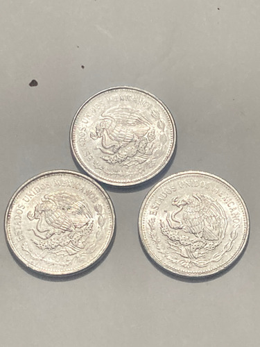 Moneda De 1 Peso 1985 José Maria Morelos (3 Monedas) (Usado)