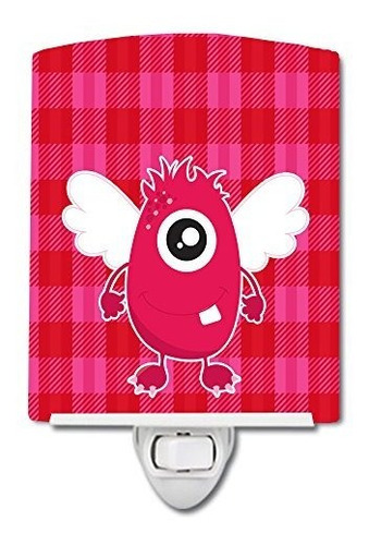 Caroline's Treasures Bb9120cnl Monster Angel On Plaid # 2 Lu