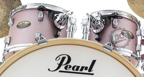 Bateria Pearl Decade Rose 20,10,12,14 Ferragens