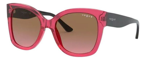 Óculos De Sol - Vogue - Vo5338s 283114 54 Cor Vermelho Cor da armação Vermelho Cor da lente Violeta