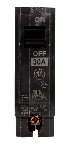 Breaker Empotrable Thql 1p-30a Ge (general Electric)