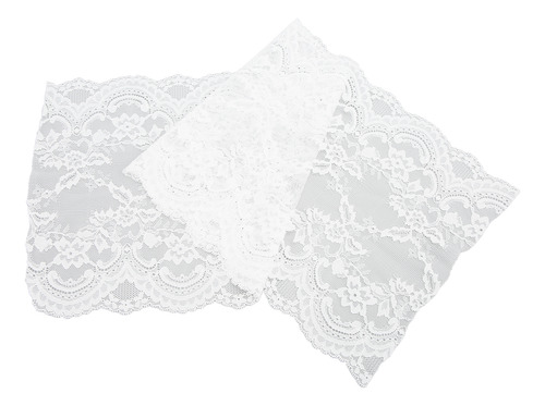 Cinta De Encaje, 23 Cm De Ancho, Suave, Elástica, Decorativa