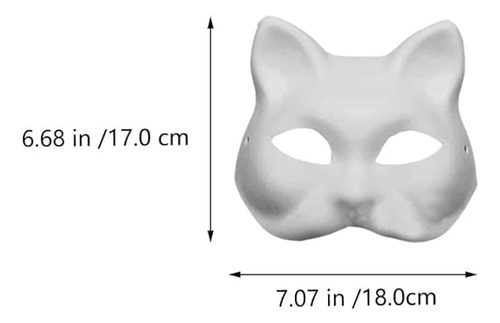 Juego De Máscaras Para Gatos Macadam Creative Diy Con Pintur