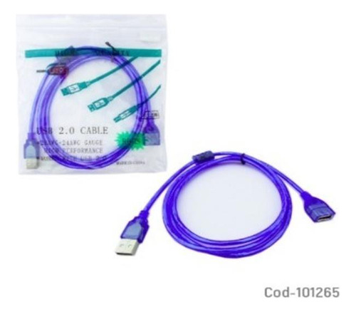 Extension Usb 2.0 De 1,5 Metros Con Filtro