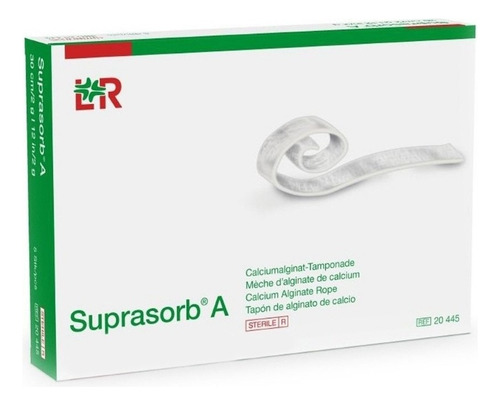 Curativo Suprasorb A C/alginato 10 X 10cm (cx C/10) - L&r
