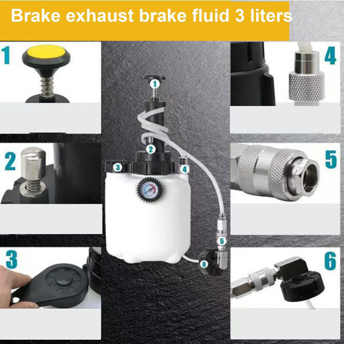 Bomba De Líquido De Purga De Frenos Manual Kit De Purga De L
