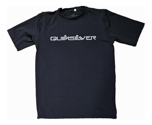 Lycra Remera Quiksilver Corporate Logo Boys Manga Corta Niño