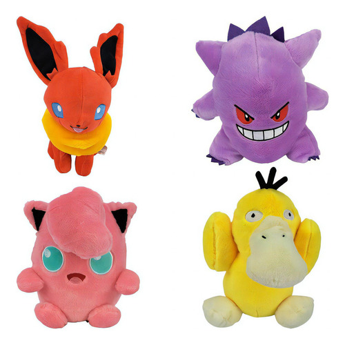 Kit de peluche Pokémon Gengar Jigglypuff Psyduck Eevee