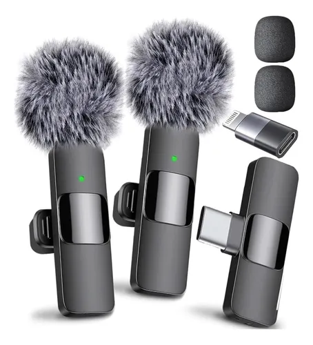 Micrófono Corbatero Inalambrico iPhone Android Usb C 2u