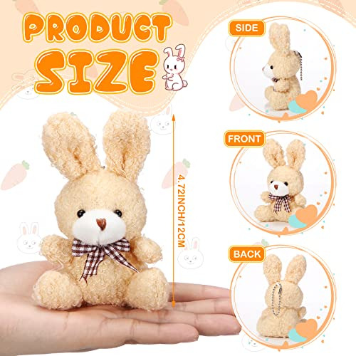 Conjunto De 24 Conejitos De Peluche Sotiff, Tamaño Pequeño