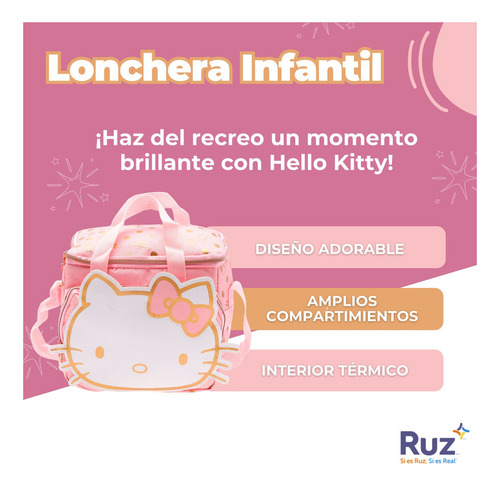 Lonchera Infantil Sanrio Hello Kitty 4 L Rosa Hello Kitty