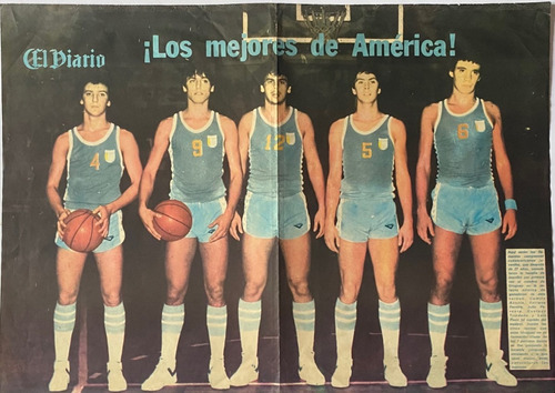 Poster Basketball, Juveniles Campeones De América , Ez2ca