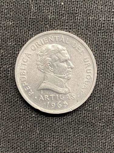 Uruguay 20 Centesimos 1965 Km 44 Moneda Aluminio Artigas Kj