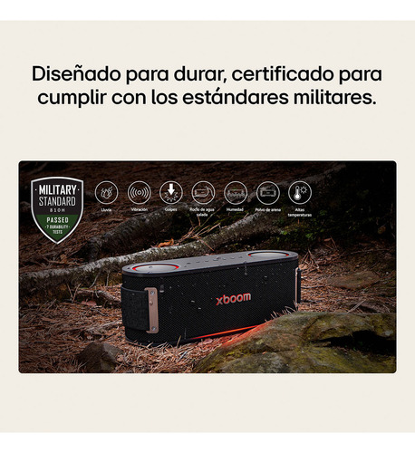 LG Xboom Bounce By Will.i.am | Bocina Bluetooth Portátil | 30hrs De Batería | Ip67