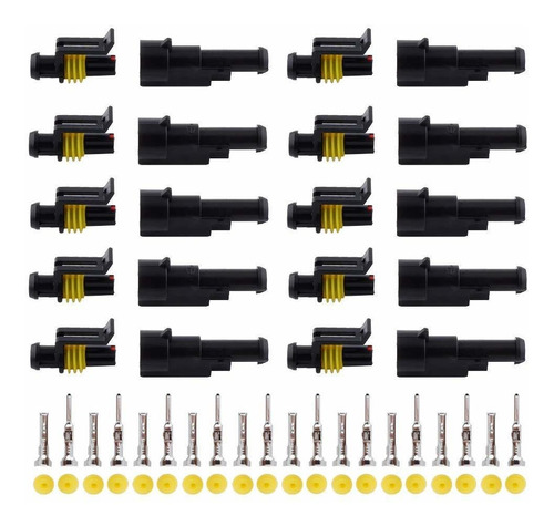 Conectores De Cable Eléctrico Con Terminales Hid De 1/2/3/4/