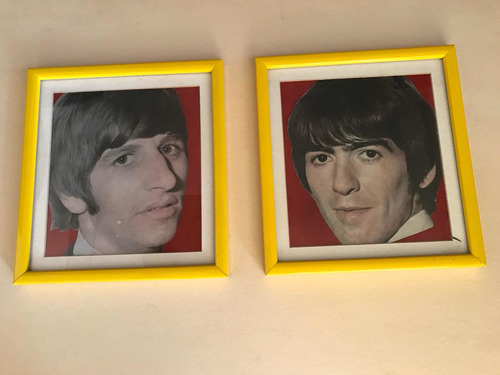 Cuadros De Ringo Y George Harrison The Beatles