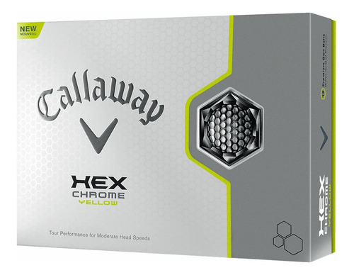 Callaway Hex Pelota Golf Cromo 12