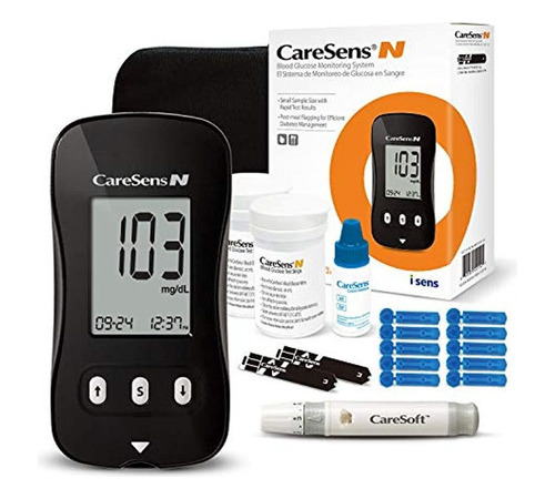 Caresens N - Kit De Monitoreo De Diabetes Glucosa En Sangre