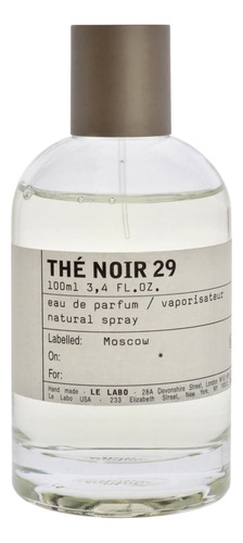 Spray De Perfume Le Labo Thé Noir 29 Para Todos Os Tipos De