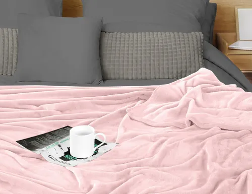 Colcha Blanket Utopia Bedding De Franela, Forro Polar, Color