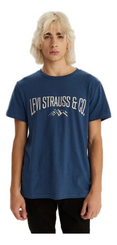 Remera Levi's Graphic Set In Neck Mountains