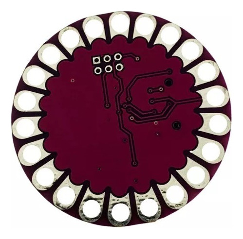 Kit Placa Lilypad Atmega328p (compativel Com Arduino)